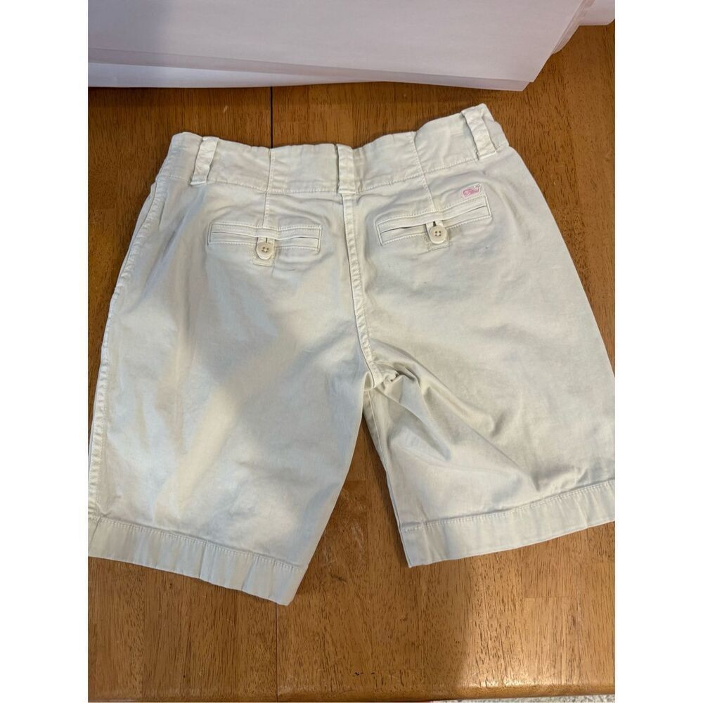 Vineyard Vines womens Beige Bermuda Shorts SZ 00 - Picture 6 of 9